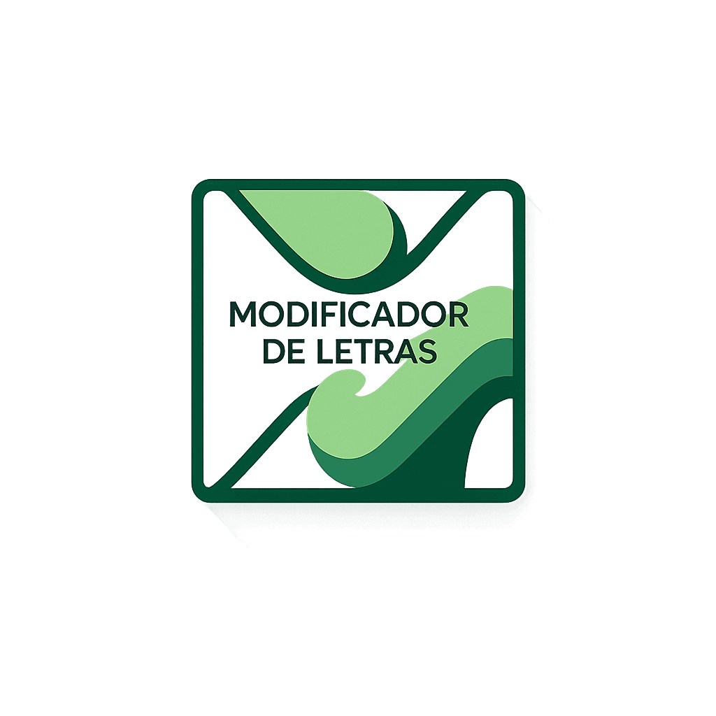 Modificador de Letras Logo